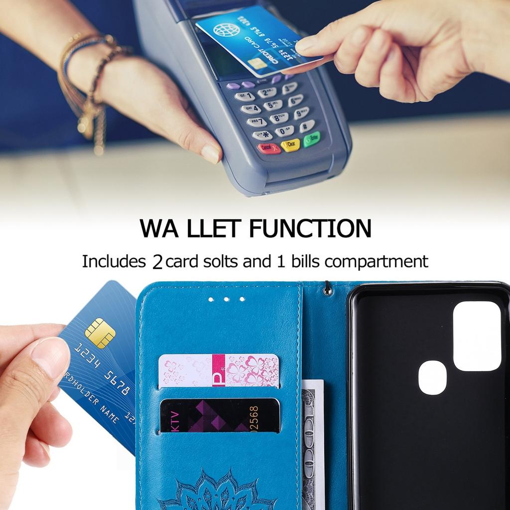 PU Leather Wallet Case For Samsung Galaxy A3 A5 J3 J5 2017 A6 A7 A8 A9 J4 J6 Plus 2018 Note 8 9 10 Plus Note 20 Ultra Flip Cover