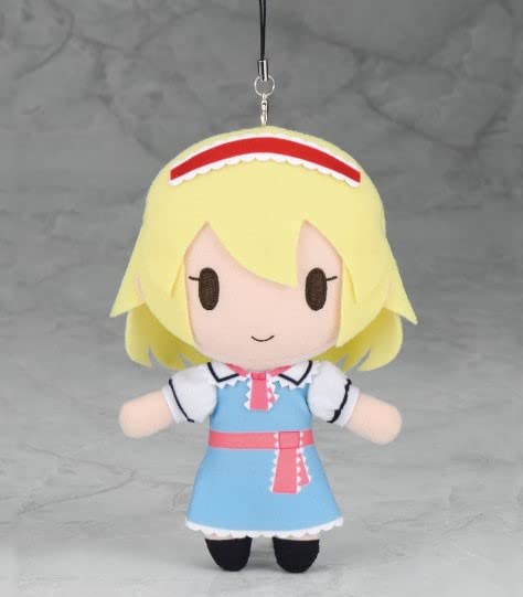 Touhou Alice Margatroid Mini Plush Toy Gift Official Merchandise with Strap and Safety Pin