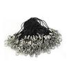 100 Pcs Black Cell Phone Lanyard Cords Strap Lariat Mobile Lobster Clasp