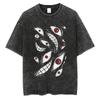 Japonia Anime Mustang Roy Anime Fullmetal Alchemist Manga Graficzny Nadruk Koszulka Męska Damska Harajuku Vintage Sprana Bawełna Luźny Top Letni Nowy T-shirt