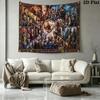 House of Dragon Wall Tapestry Aesthetic Wall Hanging Printed Fabric Blanket Decorative Tapestries for Bedroom Living Room Home Decor