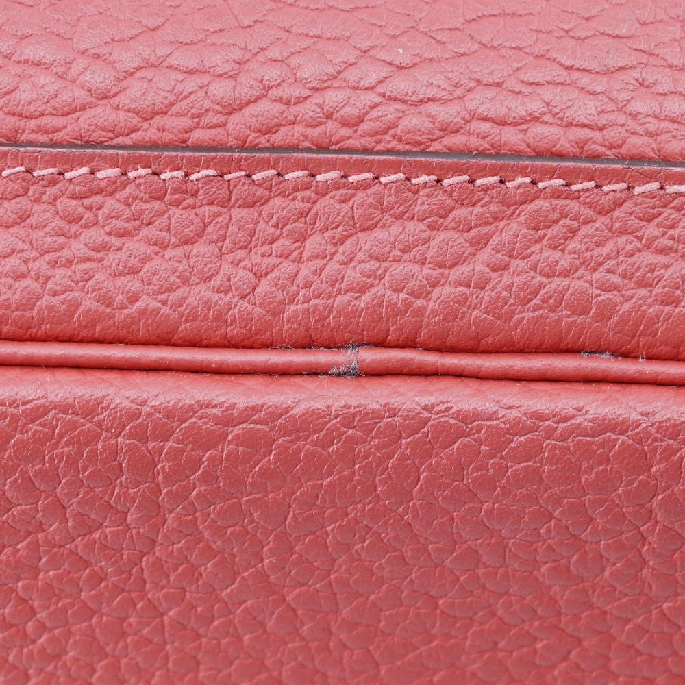 Hermes Garden Party PM Tote Bag Red Negonda Women Used