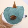Safety Dogs Cats Baseball Caps with Stretch Chin Rope Outdoor Pet Visors Hat