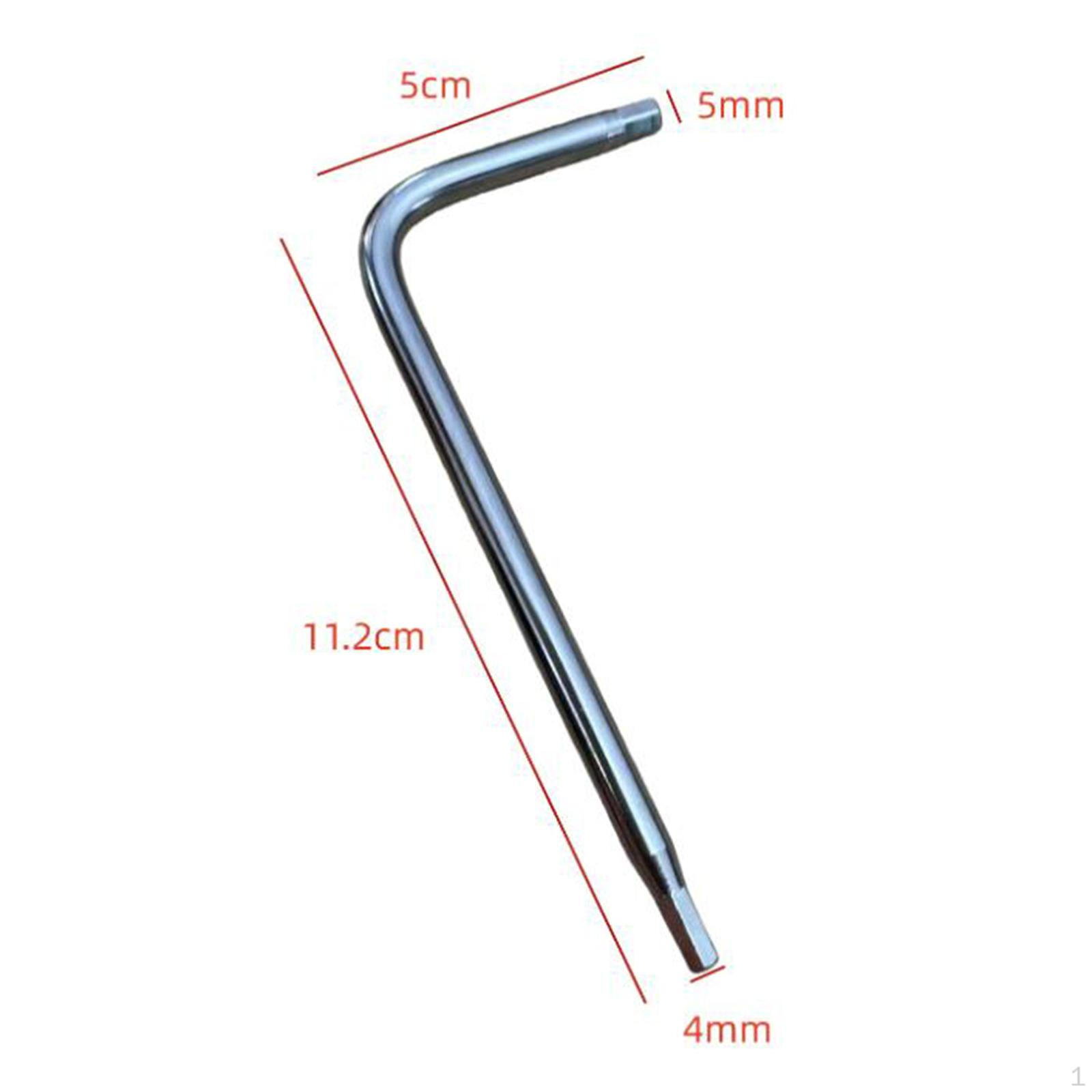 

Ключ-шестигранник для регулювання грифа акустичної гітари, 4 мм і 5 мм, сплав цинку