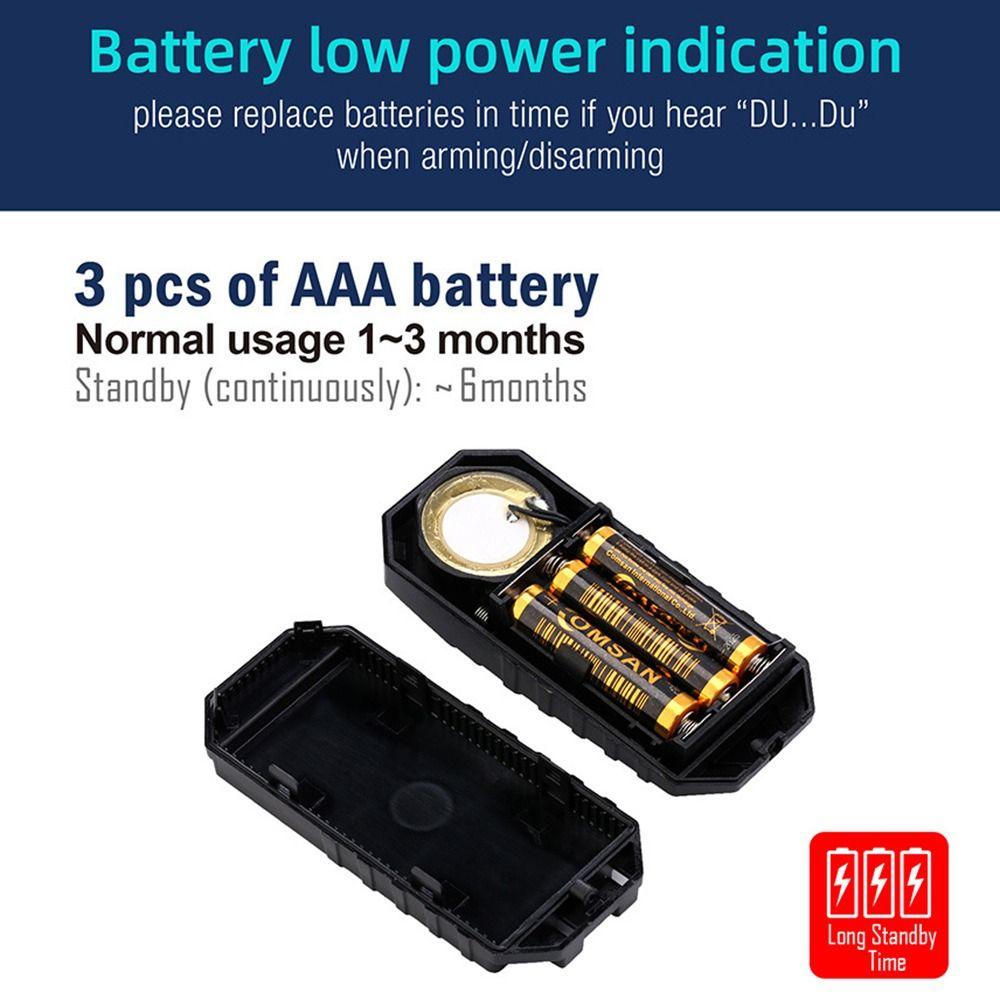 With Remote Bike Alarm Bell Wireless Bike Horn Gift Vehicle Security Alarm System