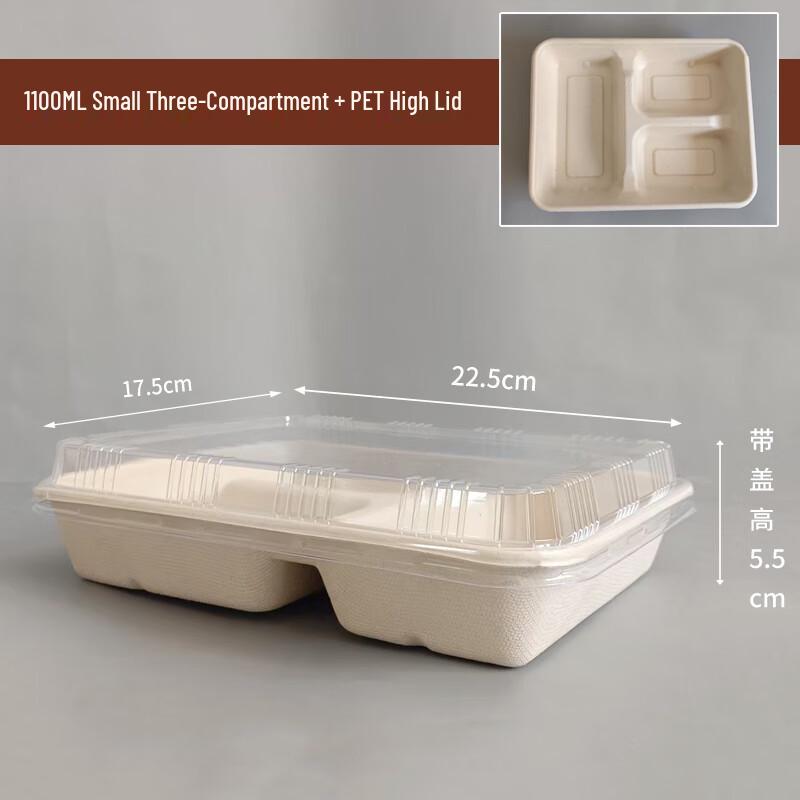 

Ally Disposable PET High-Lid Lunch Box