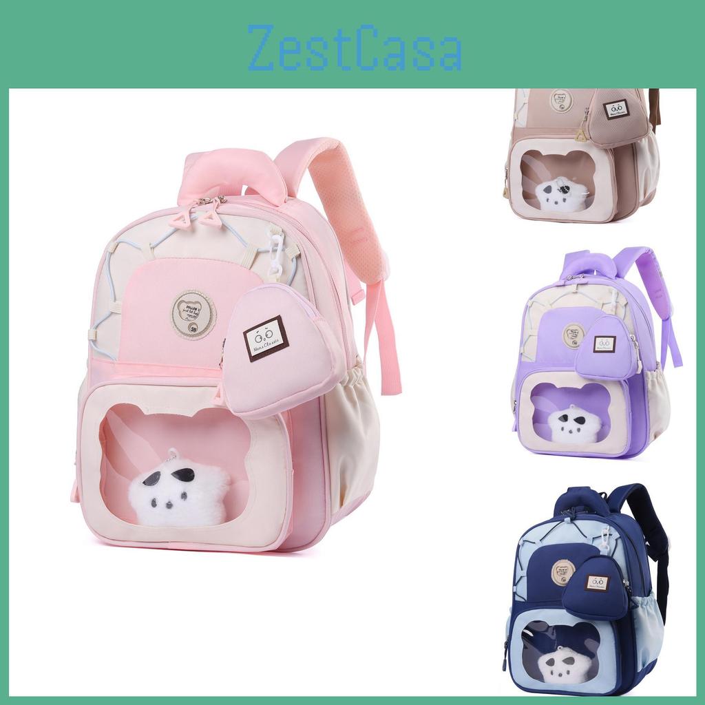 School Soft Bag Polyester Lining Simple Design Middle Class Children Bags Travel