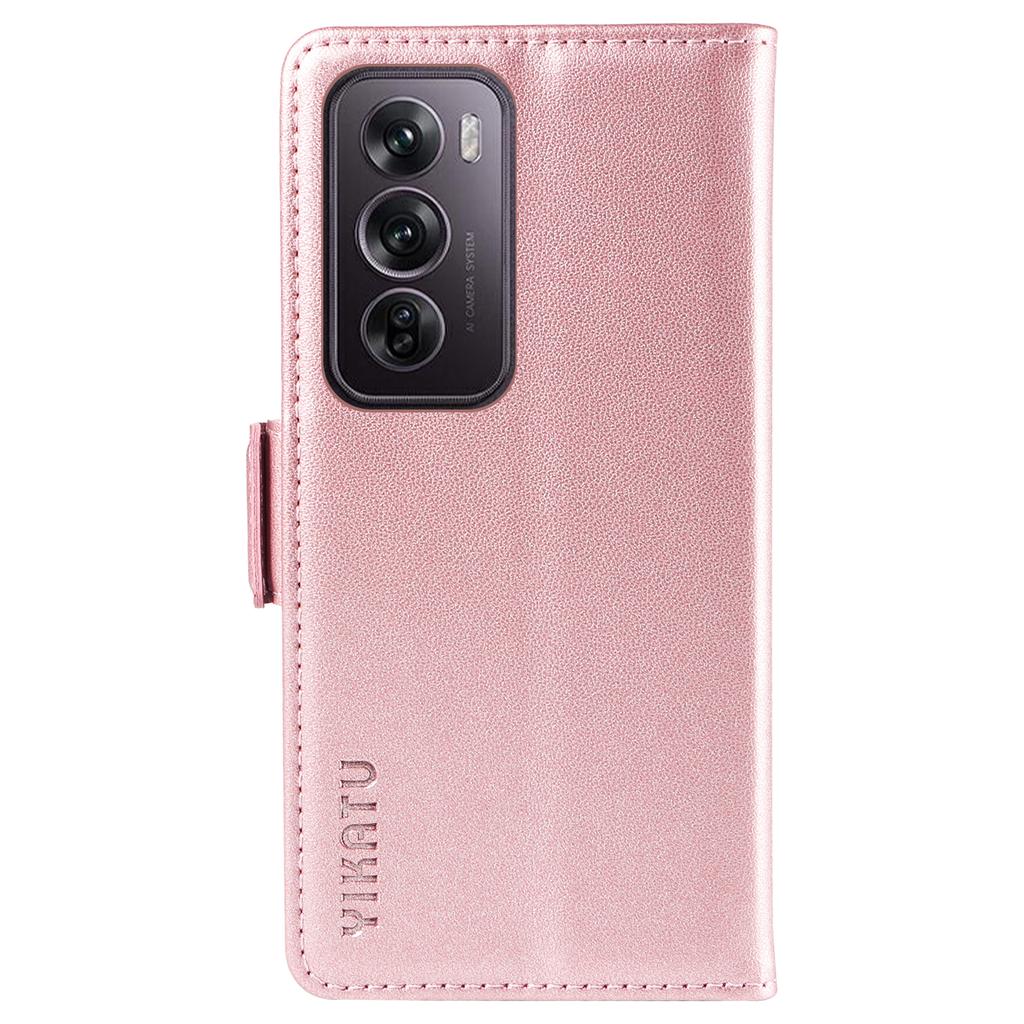 For Oppo Reno12 Pro 5G (Global)/(China) Case Side Clasps Anti-Drop Leather Phone Cover