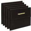 Teiji Real Estate Document Holder [Eco Type] Black FHB-140T-01 X 5 Sets
