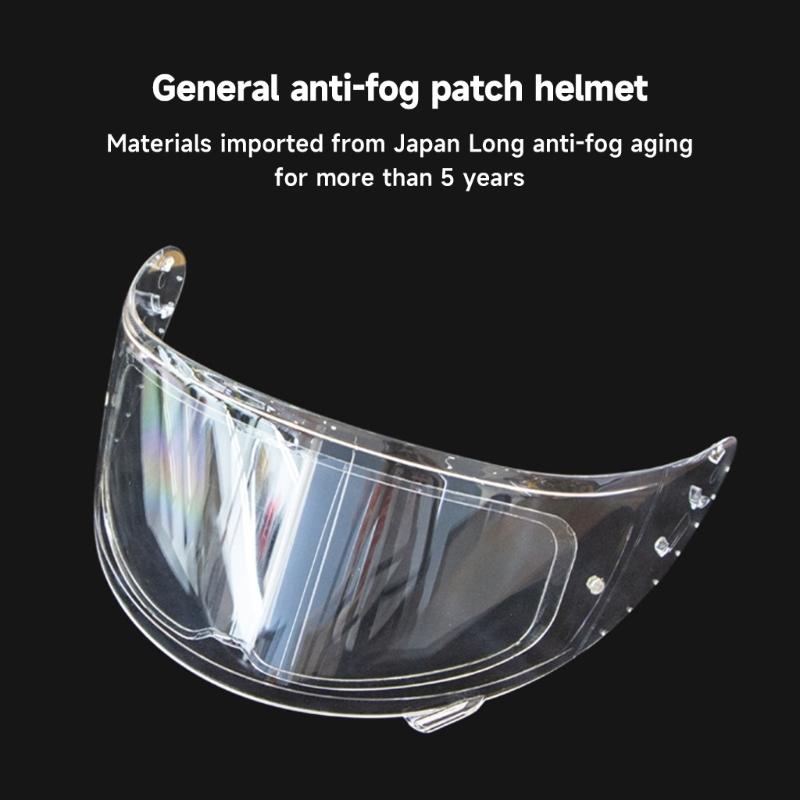 Universal Motorcycles Helmet Shield Anti Fog Film,Clear Visor Lens Insert Fog Resistant Waterproof Stickers Shield