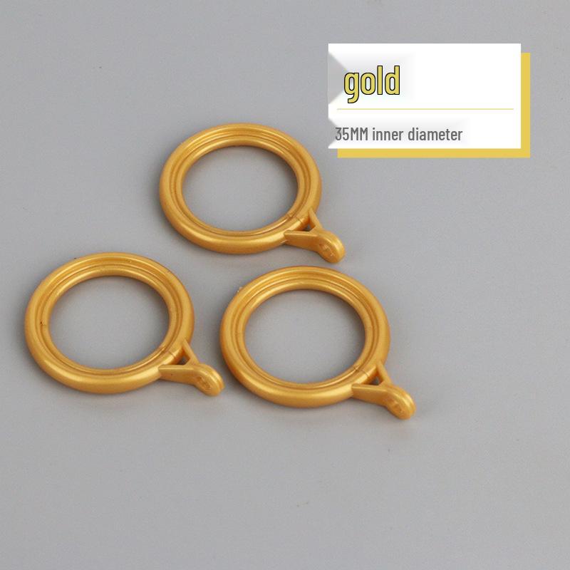 Tysta runda gardinkrokar för romerska stänger