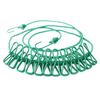 Pants Hanger Clips Laundry with Clothesline Rope Drying 12 ADM