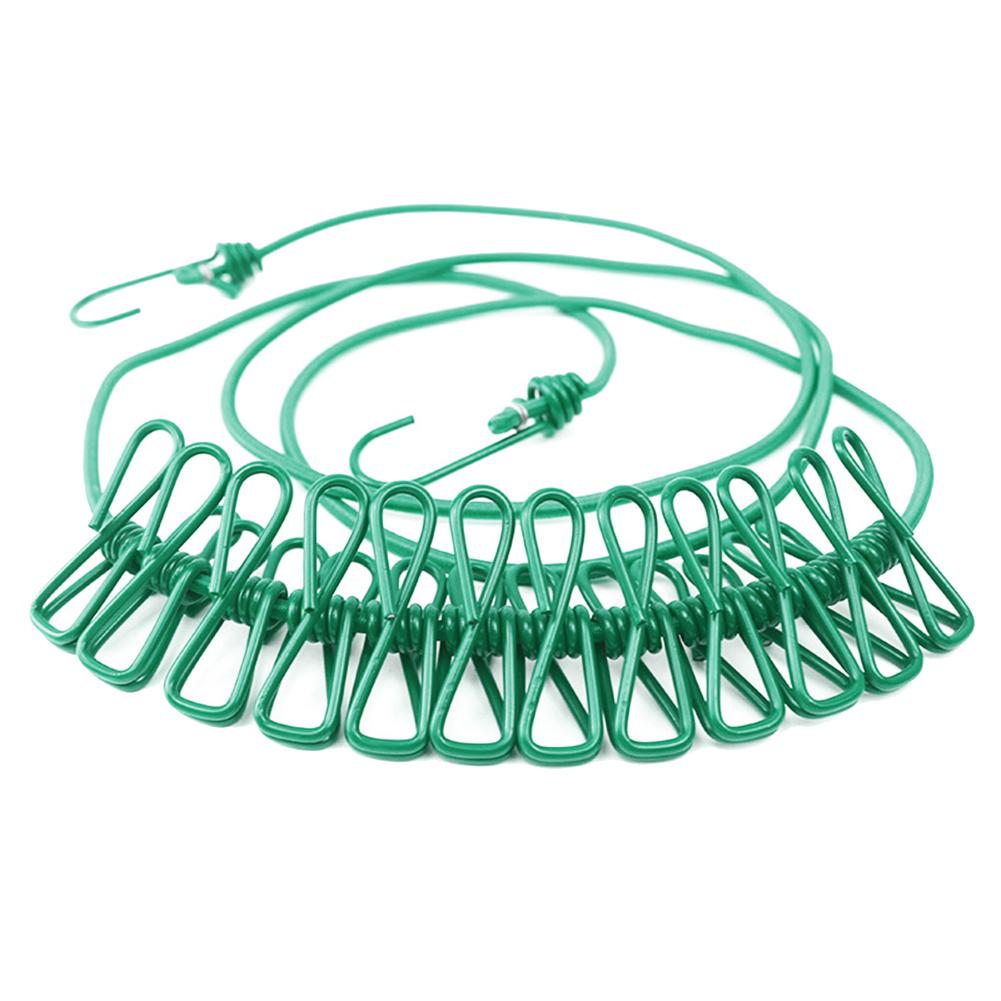 Pants Hanger Clips Laundry with Clothesline Rope Drying 12 ADM
