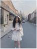 Petite Women's Korean-Style Loose A-Line Shirt Dress - Spring/Autumn