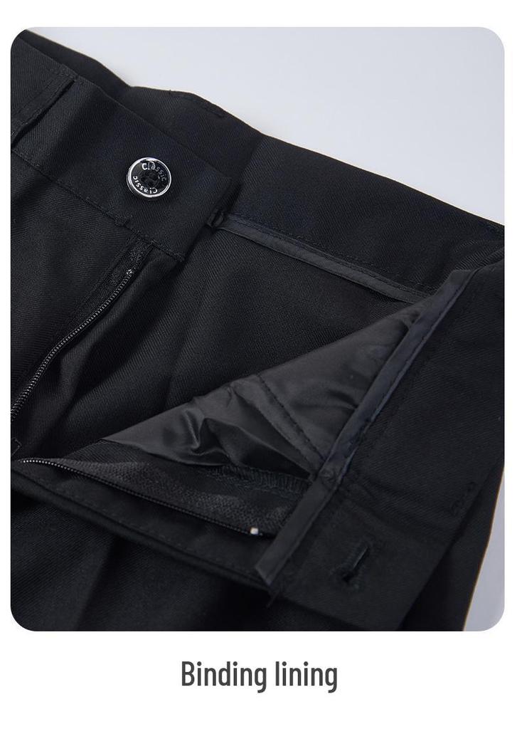 Boys' Summer Formal Suit: Black Trousers & Navy Blue Capris - British Style for Older Children