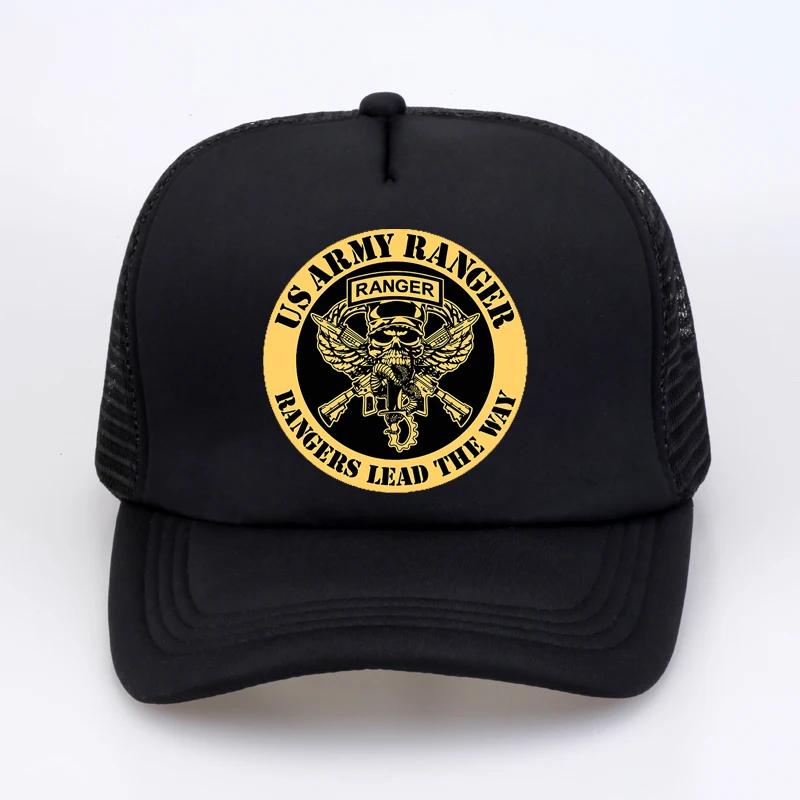 us army ranger Baseball Cap summer outdoor Running Fishing mesh Trucker hat fashion casual adjustable snapback hats
