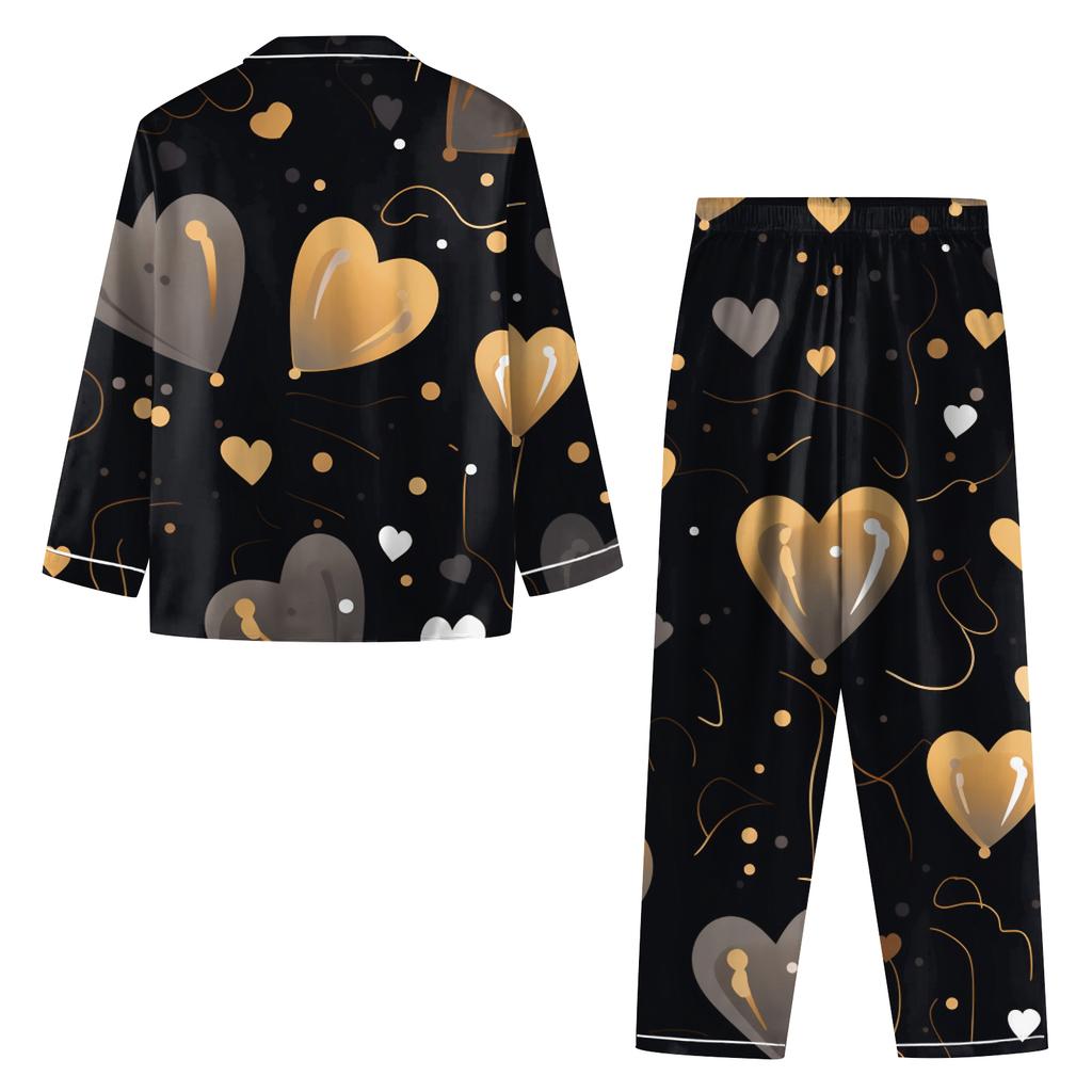 Ladies' Long Sleeved Long Pants Casual Home Set