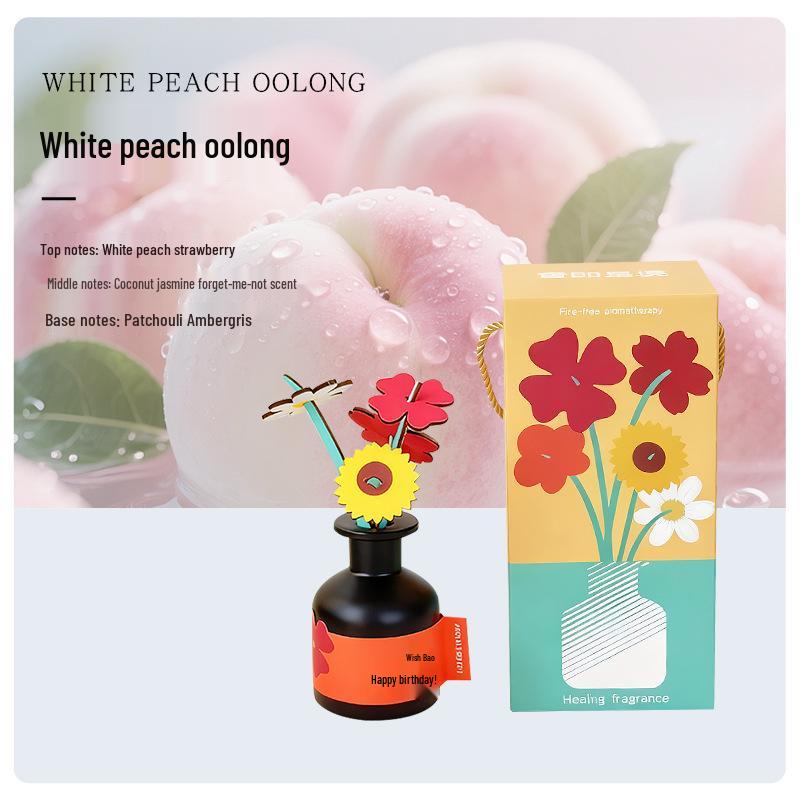 High-End Petal Aroma Diffuser Gift Box - Perfect Birthday Gift for Girlfriend or Best Friend, Ideal as a Niche Party Favor.