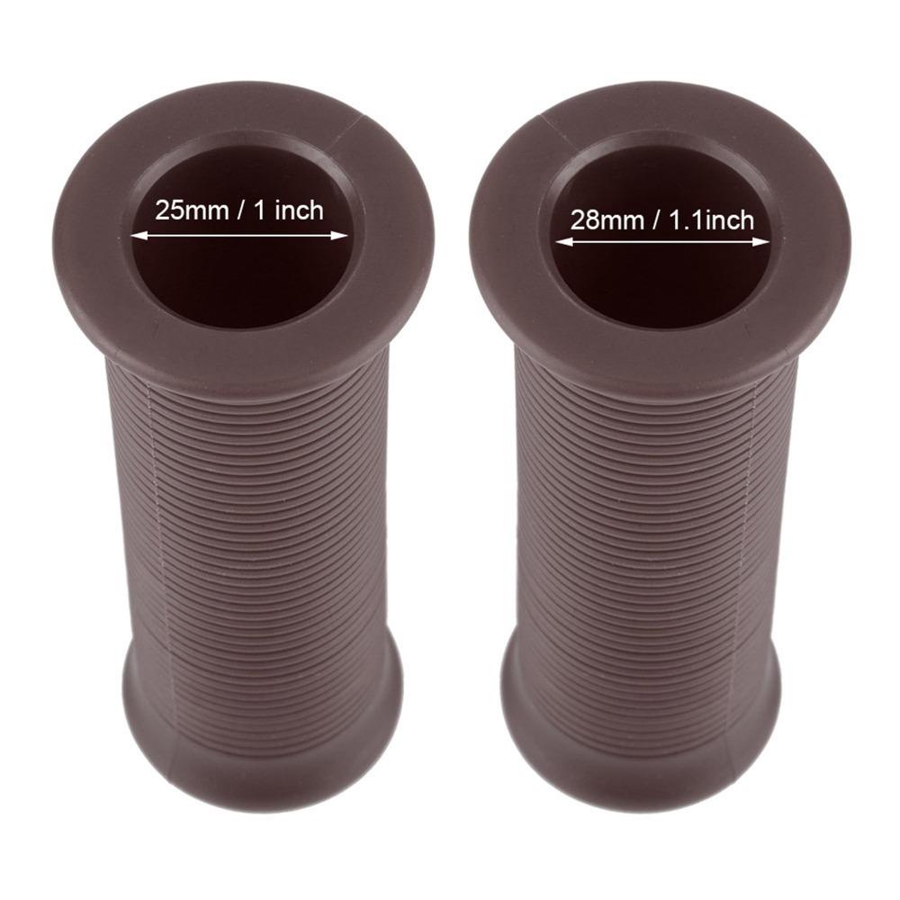 1 Pair 1.1 Inch 28mm Universal Motorcycle Grip 1 Inch 25mm Pair Grip Handlebar Bike Handlebar Use