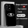 Cool Car L-la-Da Fashion Logo Design Phone Case For Redmi Note 14 13 12 11 Pro Plus S 5G 14C A3 Soft Black Phone Cover