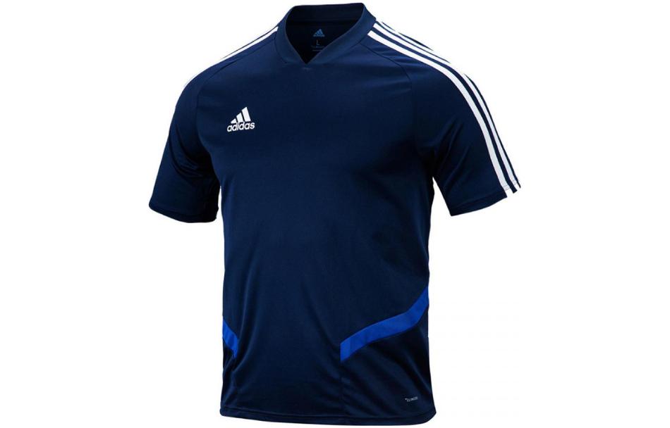 Adidas T Shirts Men s Navy Blue V Neck Moderate Straight Fit DT5286 S