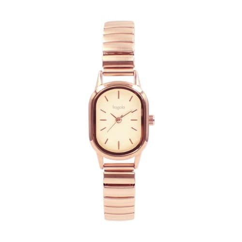 Fragola Oval Color Accordion Watch N04622A-5 PG Women's Rose Gold