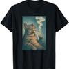 Cat Smoking Cigarette, Funny Meme T-Shirt