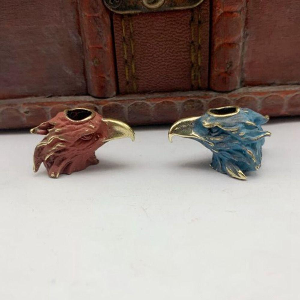 Handmade Eagle Head Octopus Head Charms Bracelet Lanyard Pendant EDC Outdoor Tool