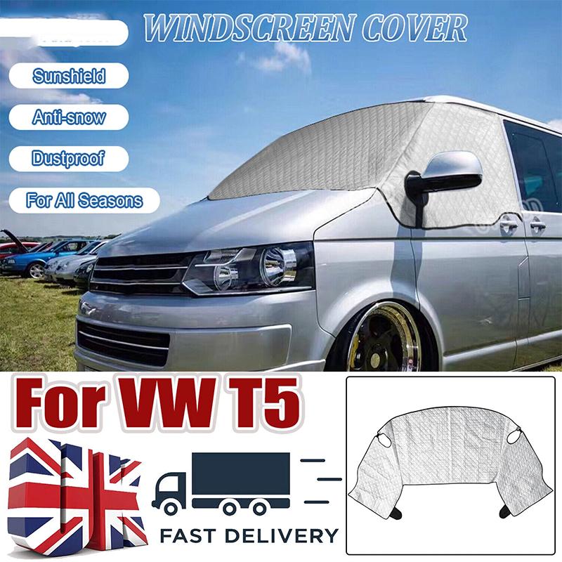 Car Windshield Cover UV Protection Car Windshield Snow Cover Awning Cover Windshield Sun Shade For VW Transporter T5