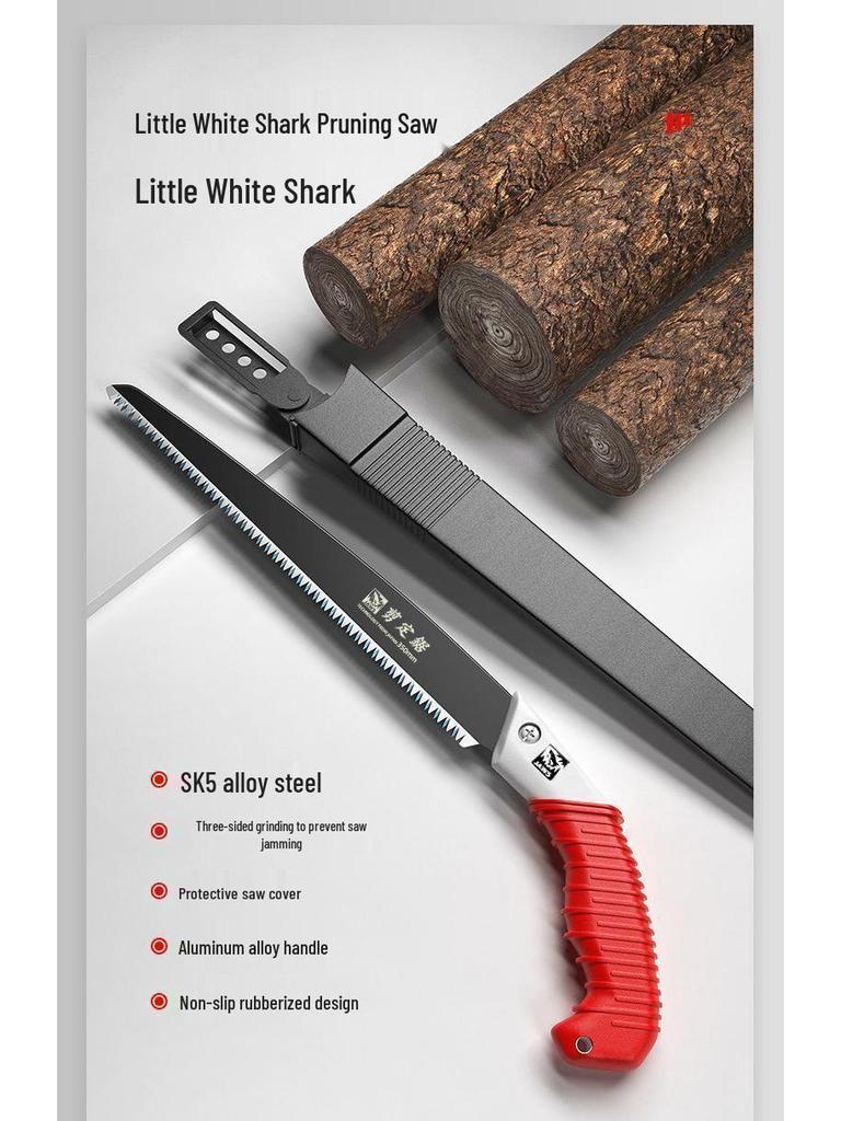 High-Speed Manganese Steel Hand Saw for Tree Cutting and Wood Pruning