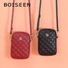 E Mobile Phone Carry-on Bag Women's Meiling Small Bag Double Zipper Messenger Women's Bag Change Vertical Mobile Phone Bag