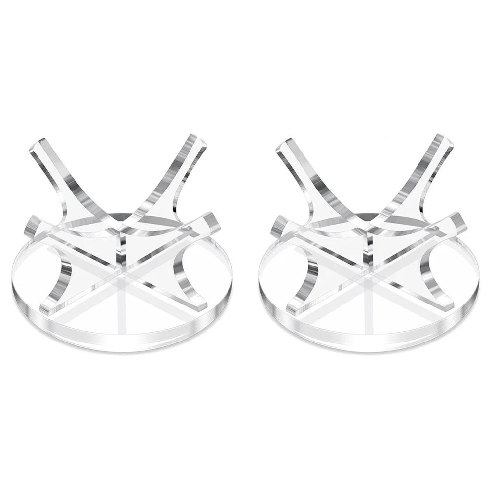 Acrylic Small Ball Stand Holder Clear Sport Ball Display Rack Ball Display Holder for Baseball Golf Softball Tennis Ball Spheres