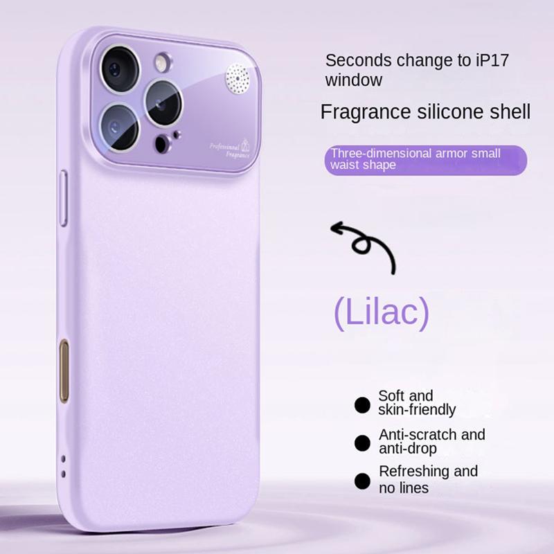 New Fragrance Liquid Silicone Phone Case For iPhone 16 15 14 13 12 11 Pro Max Plus Full Lens Protection Soft Shockproof Cover