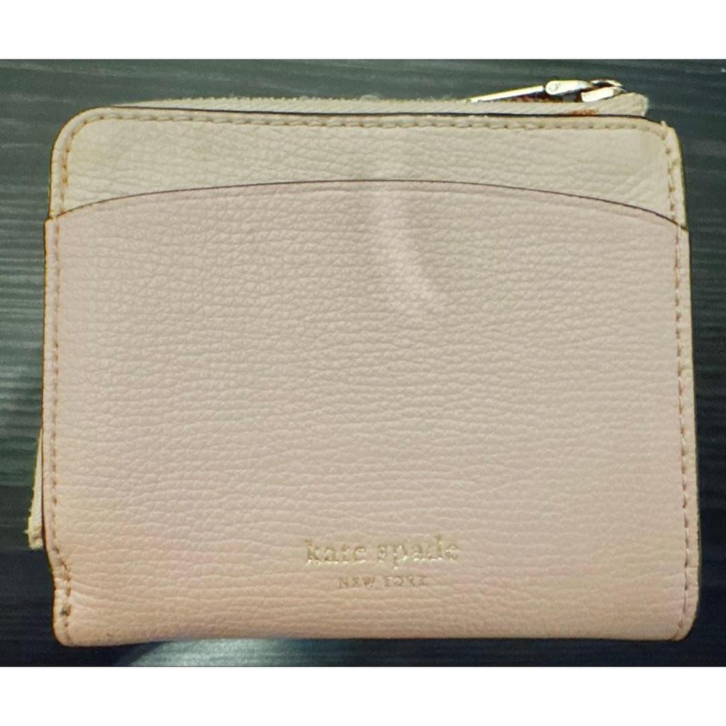 Used kate spade bifold wallet french bulldog