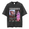 Rapper Young Miko Att Album T-shirt Tour Merch Vintage Washed Short Sleeve T Shirts UnisexClothes Cotton T-shirts Streetwear