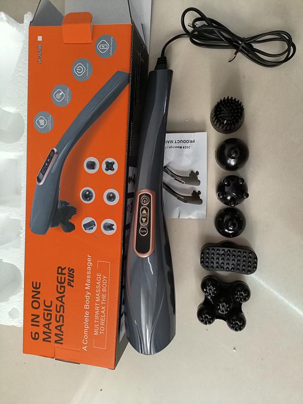 Kabelloses Delfin Handmassagegerät: Hammer-Vibration für Nacken- und Halswirbelsäulen-Entlastung