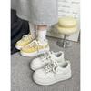Hot-selling Summer New Thick-soled Casual Board Shoes Mesh Breathable Versatile Little White Shoes 3862