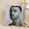 Singer SSam Smith Cushion Cover Silky Short Plush Invisible Zipper Dustproof Sofa Pillow Case for Home Decor
