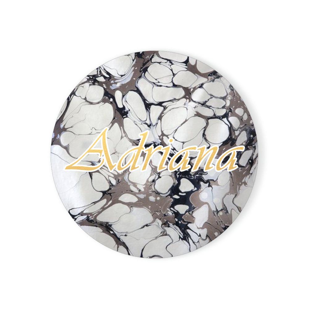 Personalised Marble Coasters Customised Gift Housewarming Room Bar Decor Marble Style Custom Name Ceramic Coaster Sets