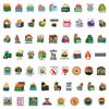 60 New Dumpster Fire Graffiti Stickers Suitcase Notebook Water Cup Waterproof Stickers