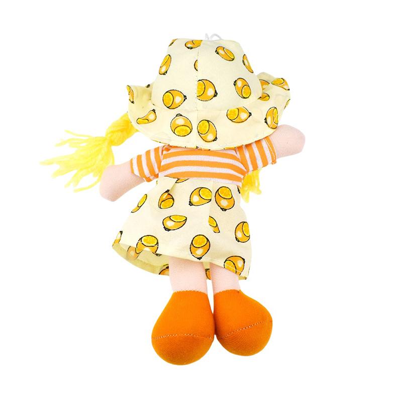 Cartoon Kawaii Frucht Rock Hut Stoffpuppen Weich Niedlich Stoff Plüschtiere Für Baby Rollenspiele Mädchen Geburtstagsgeschenke