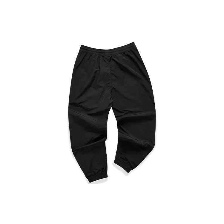 FILA Fusion Loose Fit Sports Printed Woven Tapered Pants Autumn Men pants Deep-Black T11M122805FBK