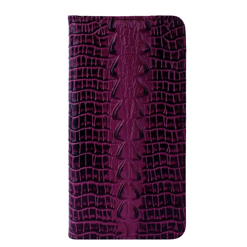 Crocodile Pattern Top Layer Cowhide Flip Wallet Phone Case for Xiaomi Poco C81X Poco X7 Civi 3 Shockproof Protective Cover