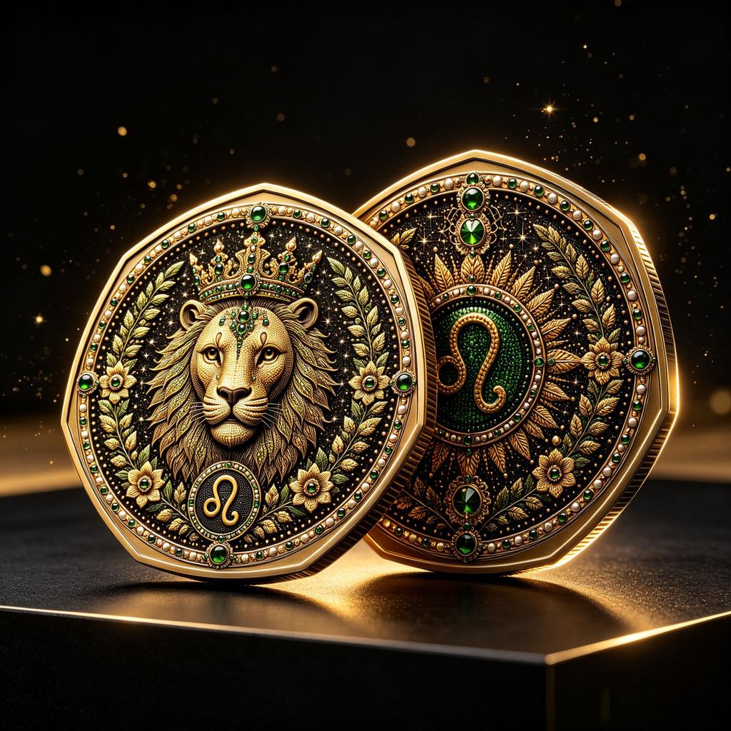 zodiacal Seven-Sided Commemorative Coin