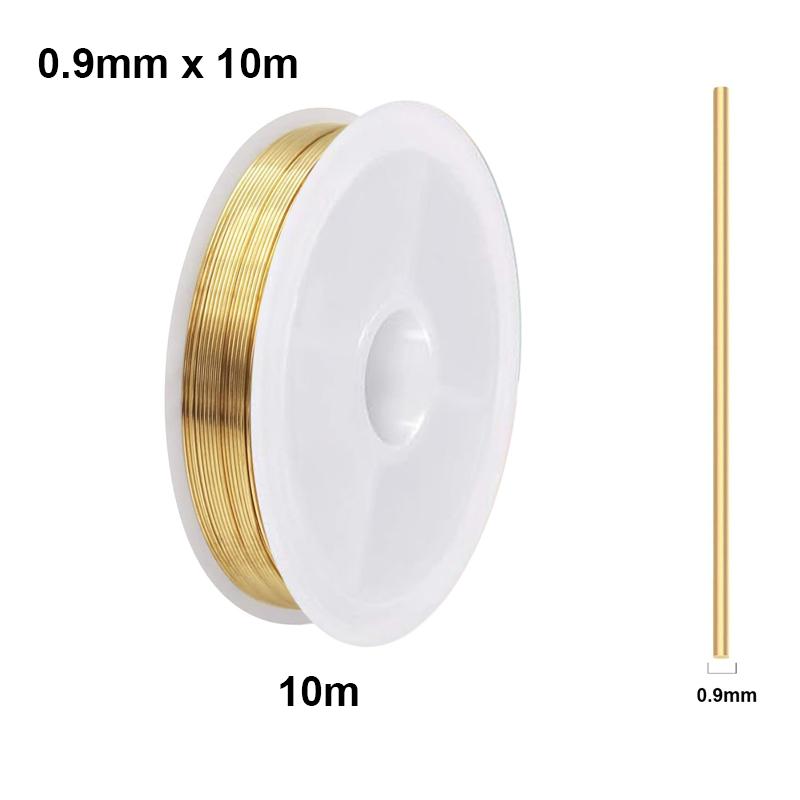 1-100m Brass Wire Metal Wire Soft Brass Round Wire Ultra-Fine Copper Wire Bare Wire 0.1 0.15 0.2 0.3 0.4 0.5 1.0~3mm