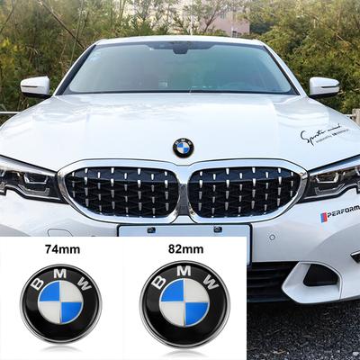 1 szt. 74/82 mm Stylizacja Samochodu Emblemat Odznaka Przód Tył Bagażnik Naklejka z Logo Dla BMW E46 E39 E38 E90 E60 F10 F30 Z3 Z4 X3 X5