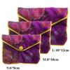 Purse Beads Container Snap Coin Purse Buckle Chinese Brocade Zipper Jewelery Bag Jewelery Storage Wallet Handbags