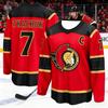 2026 Neues Eishockey-Trikot - Rotes Langarm-T-Shirt mit 3D-Druckmuster für Fans