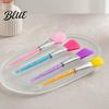 Silicone Face Mask Brush Applicator Brush Facial Mud with Non-Slip Rhinestone Handle Hairless Clay Tools