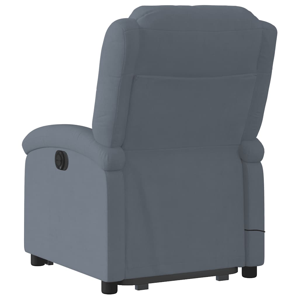 Vidaxl Lift-up Massage Chair, Electric, Reclining, Dark Grey